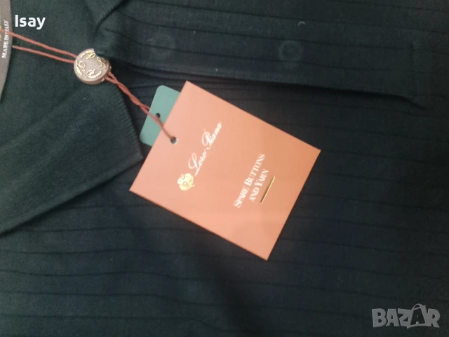 Мъжка тениска ЛОРО ПИАНА в черен цвят , снимка 9 - Тениски - 53169536