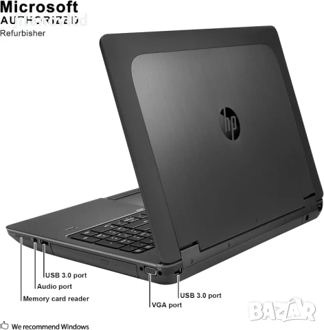 Лаптоп HP ZBook 15 G2 i7-4800MQ 16GB 256GB K2100M ГАРАНЦИЯ, снимка 5 - Лаптопи за работа - 51142887