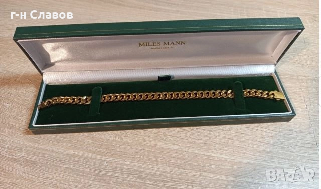 "Miles Mann" (gold plated), снимка 9 - Гривни - 52562724