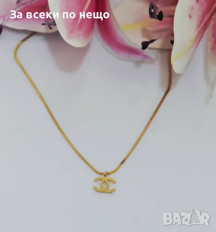 Chanel Дамско Колие От Медицинска Стомана Шанел В Кутия Код VL-67