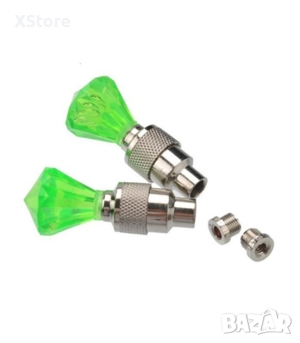 Капачки за вентили с разноцветни светлини – ДМ - 2 броя, снимка 4 - Аксесоари и консумативи - 52444410