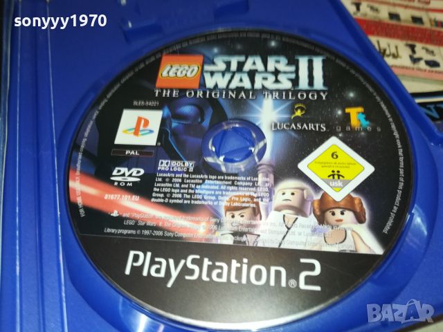 STAR WARS II LEGO PS2 GAME 1007241534, снимка 2 - Игри за PlayStation - 46537502