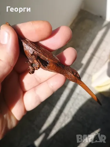 Красива бронзова птичка, снимка 7 - Антикварни и старинни предмети - 50092447