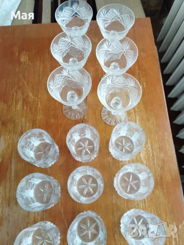 Елегантни кристални чаши за уиски, снимка 4 - Чаши - 50370347