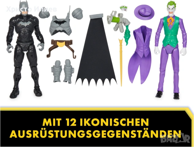 Комплект фигури Батман и Джокера DC Battman Приключенска битка 30 cm, снимка 3 - Фигурки - 54226036