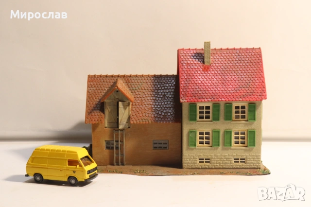 FALLER? KIBRI? VOLLMER? H0 1/87 СГРАДА КЪЩА ВАГОН ВЛАК ЖП