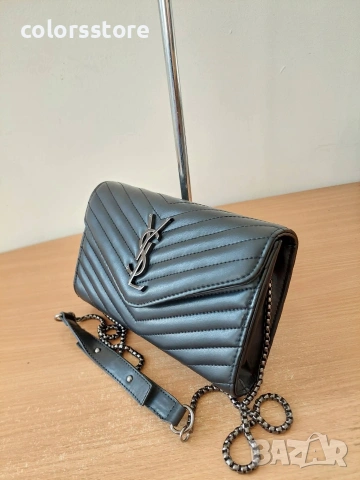 Черна чанта YSL/SG366, снимка 2 - Чанти - 53787982