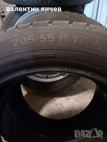 205 55 17 зимни Continental/Michelin, снимка 4 - Гуми и джанти - 54245650
