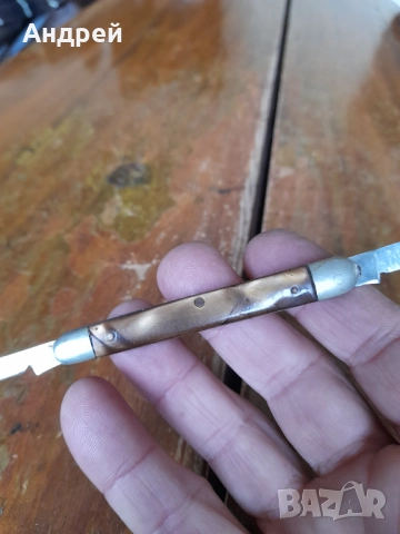 Стар джобен нож,ножче,ножка #156, снимка 5 - Други ценни предмети - 52180781