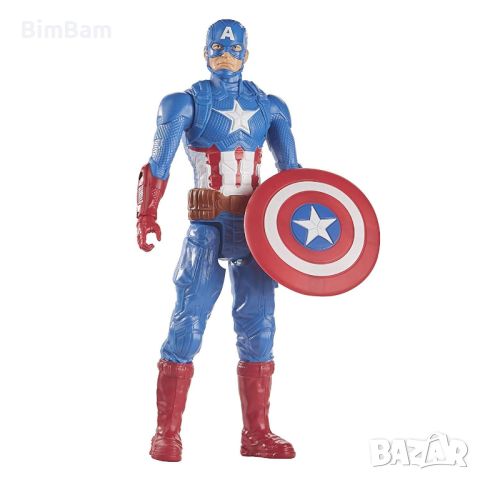 Оригинална фигура Captain America Marvel Avengers / Hasbro - 30sm, снимка 3 - Фигурки - 46019053