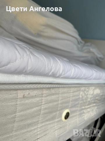 Спалня с матрак и топ матрак – много запазена 190/140, снимка 6 - Спални и легла - 53773060