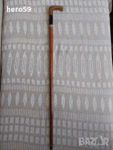 Много рядък бастун с тристранно острие с клеймо"Толедо"дръжка от рог, снимка 2 - Антикварни и старинни предмети - 46262482