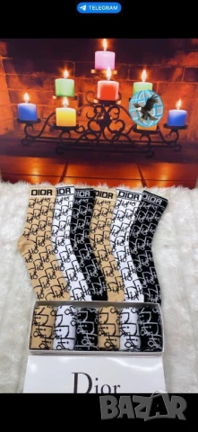 чорапи в кутия  adidas nike off white victorias secret tommy hilfiger gucci fendi balenciaga adidas, снимка 12 - Дамски чорапи - 50776197