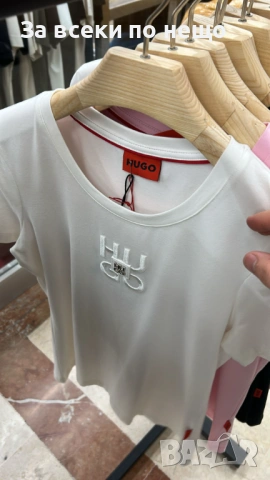 Hugo Boss Дамска Тениска👚Дамска Блуза С Къс Ръкав - Различни Цветове Код E. Fashion-81, снимка 3 - Тениски - 53933724