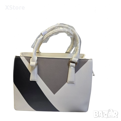 Дамска чанта с геометричен дизайн, снимка 5 - Чанти - 52585230