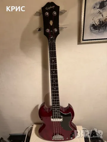 Epiphone EB-0 SG BASS Cherry, снимка 5 - Китари - 48511897