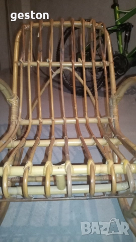 Детско дървено люлеещо се столче, снимка 3 - Мебели за детската стая - 52428116