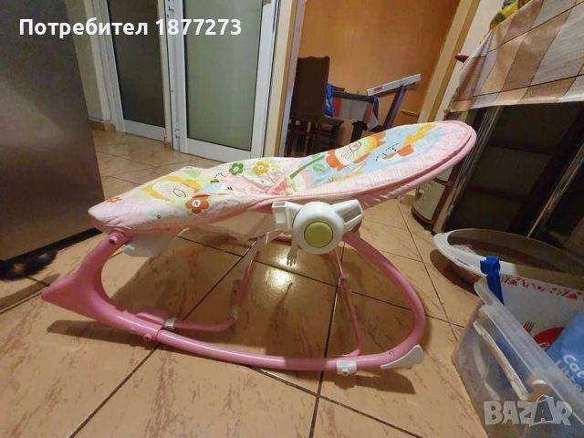 Бебешки шезлонг и люлеещо столче Fisher Price с вибрации, снимка 1
