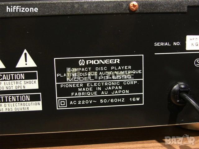 CD плеър  Pioneer pd-6500 , снимка 9 - Ресийвъри, усилватели, смесителни пултове - 52944278