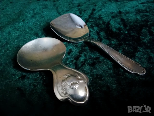 Стари малки лъжички за чай, снимка 3 - Други ценни предмети - 51387347