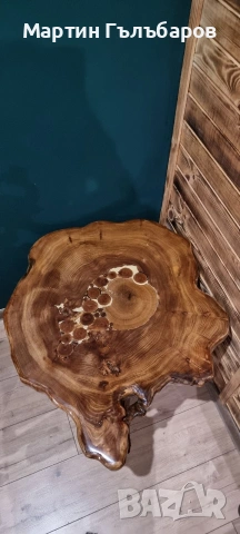 Холна дървена масичка , снимка 2 - Декорация за дома - 53262419