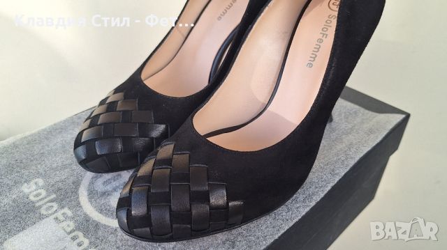 Нови елегантни обувки с красив ток, снимка 13 - Дамски елегантни обувки - 45338421