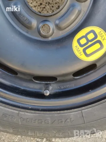 Резервна гума 14 цола 4*100 ЕТ37, снимка 4 - Гуми и джанти - 50392441