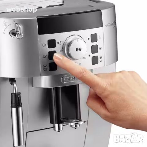 Кафеавтомат De’Longhi Magnifica S ECAM 1450 W, 15 bar, 1.8 л, Бял, БЕЗПЛАТНА ДОСТАВКА, снимка 5 - Кафемашини - 46137305