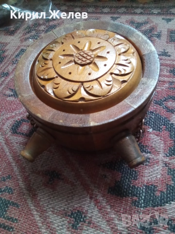 Дървена бъклица съд за течности 53672, снимка 5 - Антикварни и старинни предмети - 53390925