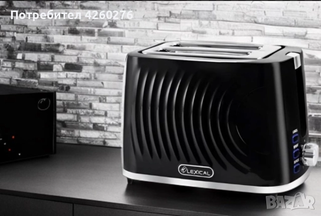 Тостер Lexical LTO-3905-1/2, снимка 3 - Тостери - 52096922