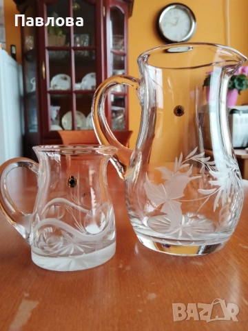 Кристални кани, снимка 7 - Аксесоари за кухня - 53742202