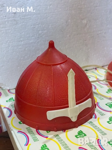 Стар пластмасов комплект "РИЦАР" , снимка 5 - Антикварни и старинни предмети - 52520447