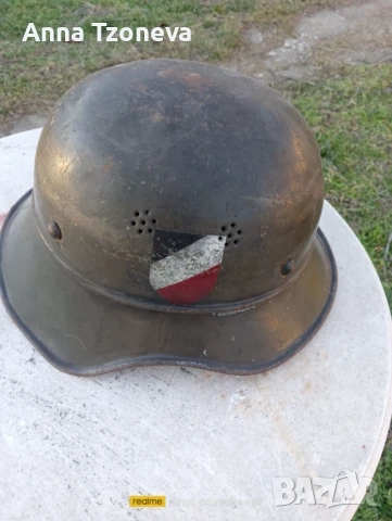Хитлеристка каска , снимка 2 - Други ценни предмети - 51187507