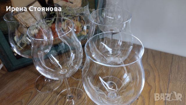 Големи чаши за вино, кристалин. 550 мл, снимка 4 - Чаши - 45723807