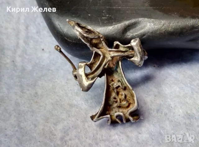 АРТ ПЕНДАНТ СРЕБЪРНА ФИГУРКА ЗВЕЗДОБРОЕЦ ВЪЛШЕБНИК СРЕБРО ВИСОКА ПРОБА АВТОРСКА РЪЧНА РАБОТА 49962, снимка 11 - Колиета, медальони, синджири - 50024351