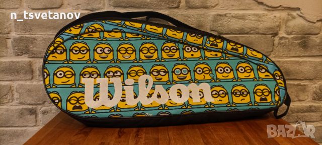 Детски тенис сак Wilson Minions, снимка 1 - Тенис - 46189740