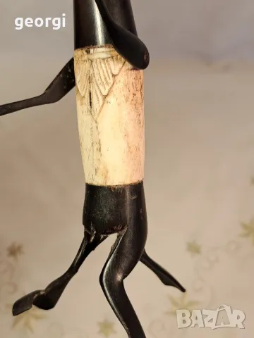 статуетка от рог 23/4, снимка 5 - Статуетки - 49332320