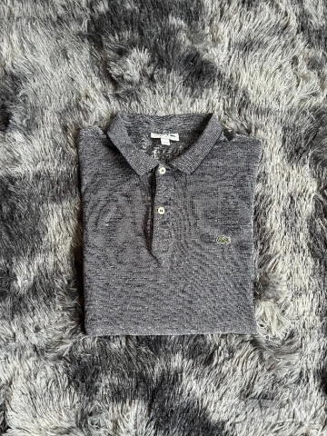 Поло Lacoste светло сива XXL 