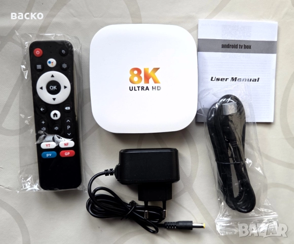 TV Box H96 Max M2 Plus 4Gb/128Gb Android 14 HDMI Dual Wi-Fi, снимка 2 - Приемници и антени - 52590484