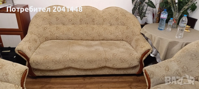 Диван + 2 фотьойла + 2 табуретки