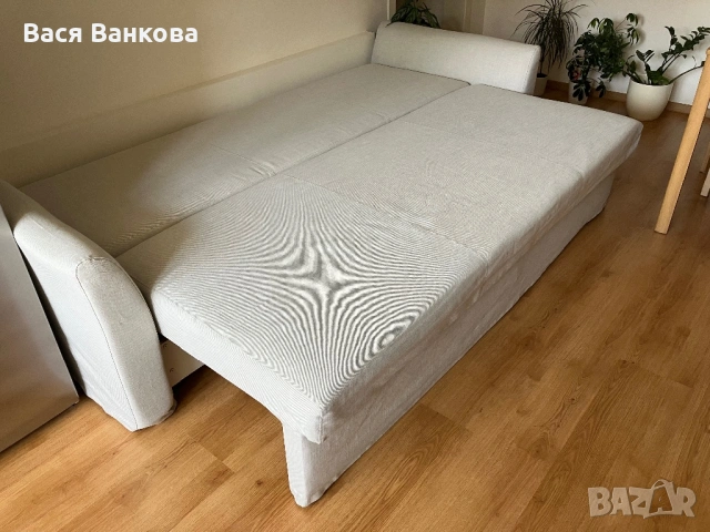 Ikea HOLMSUND 3-местен разтегателен диван, снимка 5 - Дивани и мека мебел - 53138869