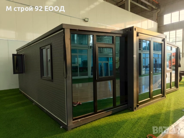 Сглобяема къщичка контейнер 37м2 М СТРОЙ 92 Стара Загора готова къща или офис, снимка 12 - Къщи - 51308006