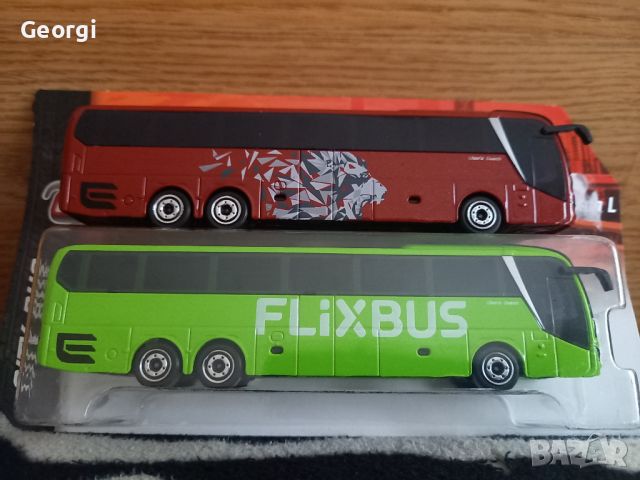 Автобус MAN колекционерски метален  два броя