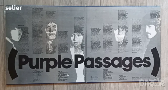 Deep Purple ‎– Purple Passages = 紫の軌跡 Двойна плоча- GATEFOLD Made in Japan Японско издание 1974г Сти, снимка 2 - Грамофонни плочи - 48245228