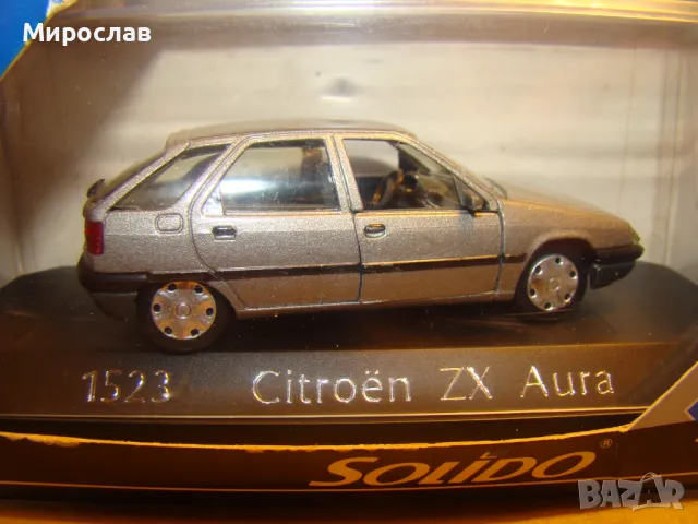 1:43 SOLIDO CITROEN ZX КОЛИЧКА ИГРАЧКА МОДЕЛ, снимка 2 - Колекции - 48750397