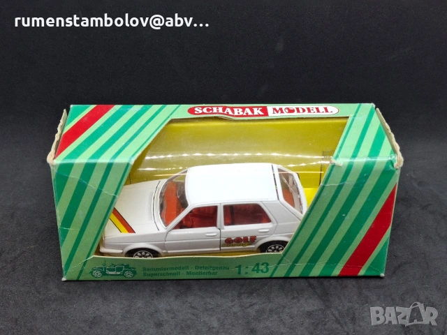 VW Golf MK II, Schabak, 1:43, снимка 10 - Колекции - 53621544