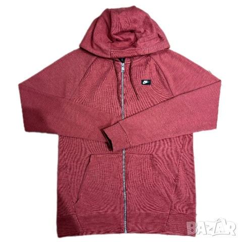 Мъжко горнище Nike NSW Optic Fleece | S размер, снимка 2 - Суичъри - 53413978