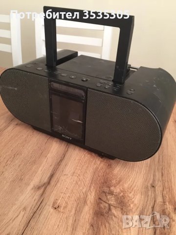 Касетофон Сони sony zs-s4ip audio system cd/tuner/aux/iphone