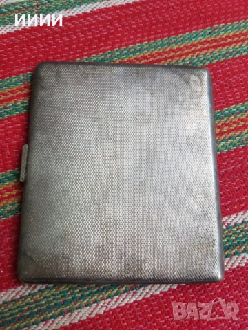 Сребърна табакера, снимка 3 - Антикварни и старинни предмети - 52873839