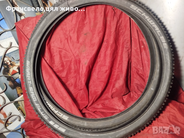 29 цола гуми за велосипед колело schwalbe smart Sam plus 